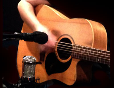 Close Mic on Acoustic Guitar