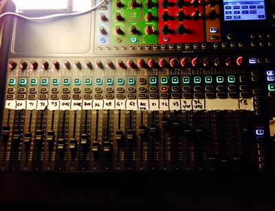 Soundcraft Expression II Console Milingimbi NT Festival 2014